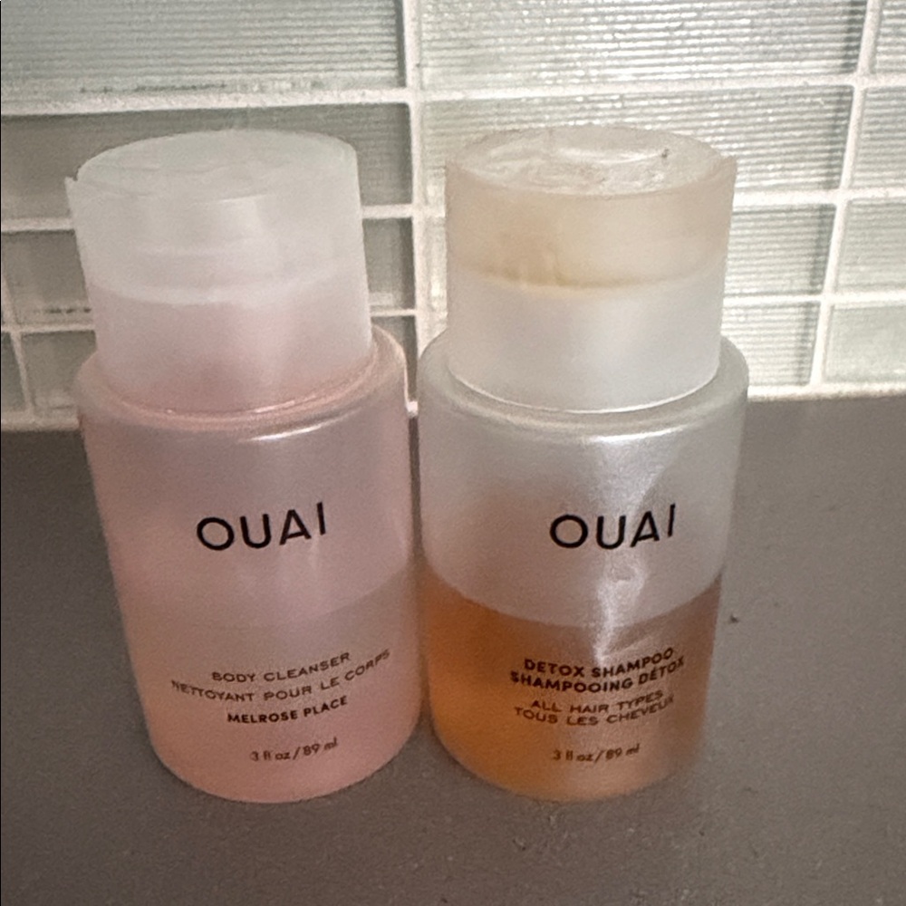OUAI Melrose Place Body Cleanser and Detox Shampoo Duo